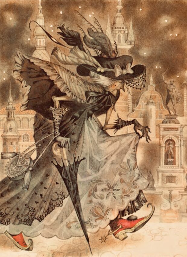 Кресало - казка Г.К. Андерсена. Ілюстрація Оксани Іваненко