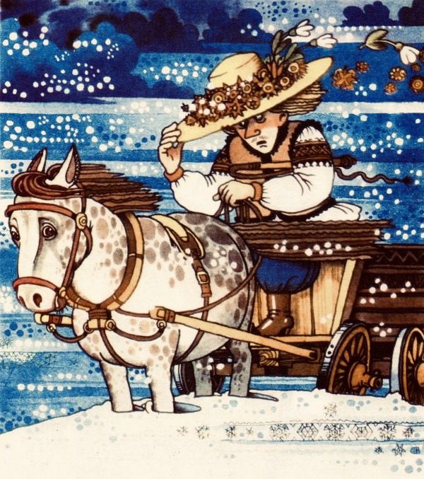 Як квітень до березня в гості їздив - українська народна казка.