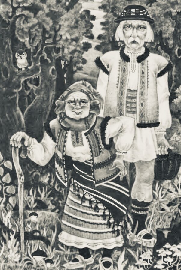 Про діда, бабу і качечку кривеньку - казка Богдана Лепкого