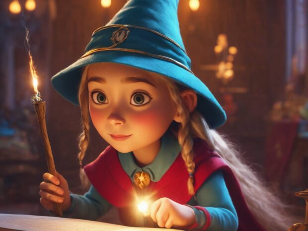 Казка про дівчинку, яка мріяла стати чарівницею