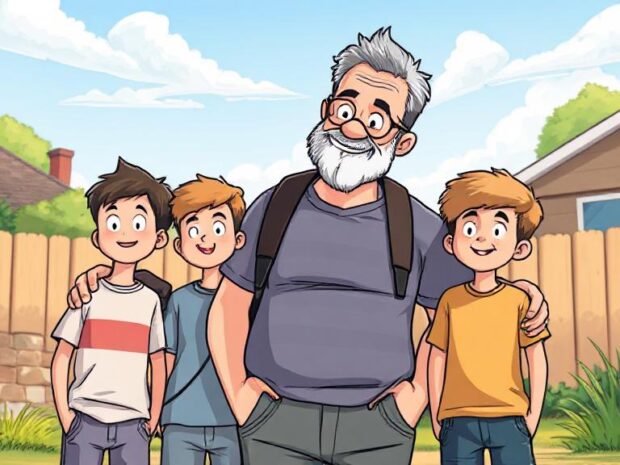 Батько і три сини - українська народна казка