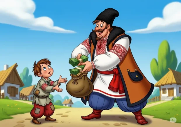 Аби умів брехати - українська народна казка