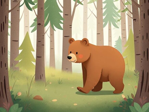 Ведмідь в лісі