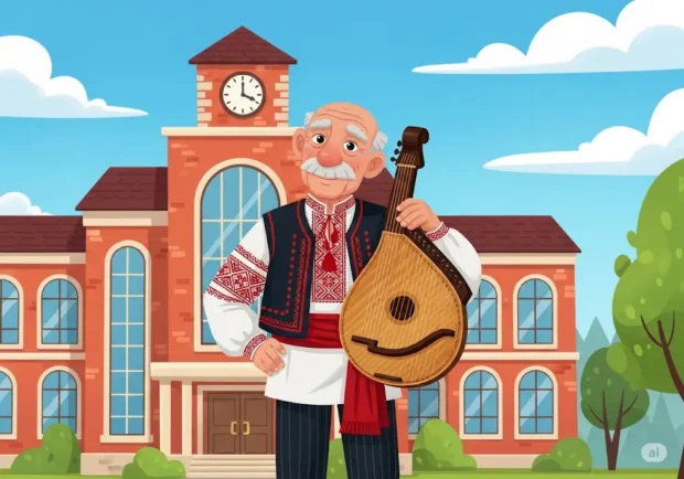 Дід-школяр - українська народна казка