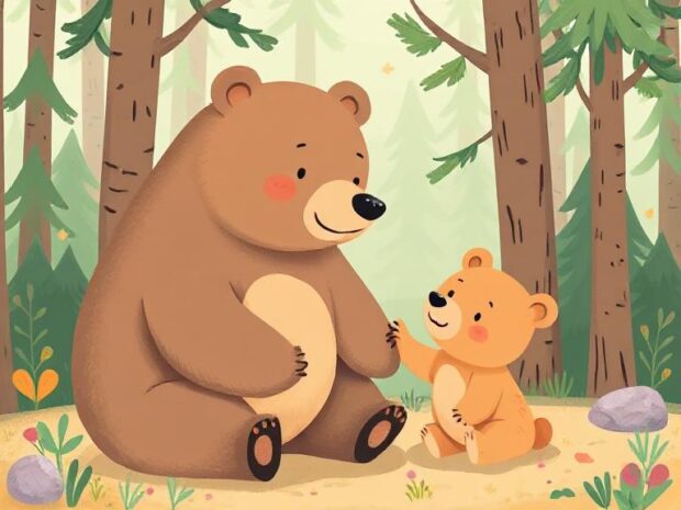 Тато ведмідь і малюк