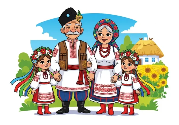 Про дідову і бабину дочку - українська народна казка