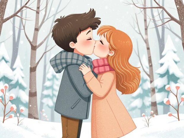 Зимовий поцілунок