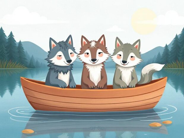 Три вовки й хвостата рибалка